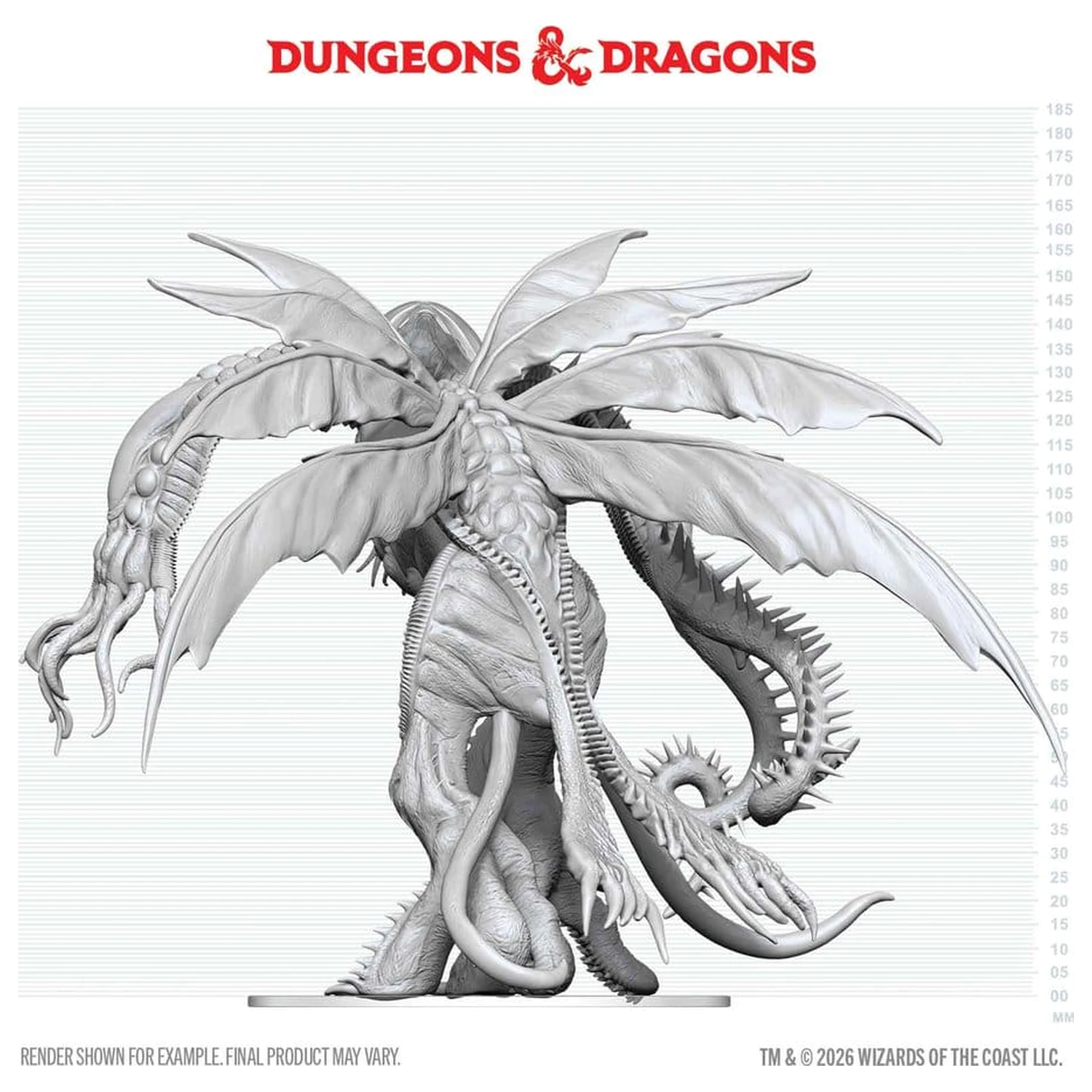 D&D Nolzur's Marvelous Miniatures unbemalte Miniatur Cthulhu 20 cm Produktfoto
