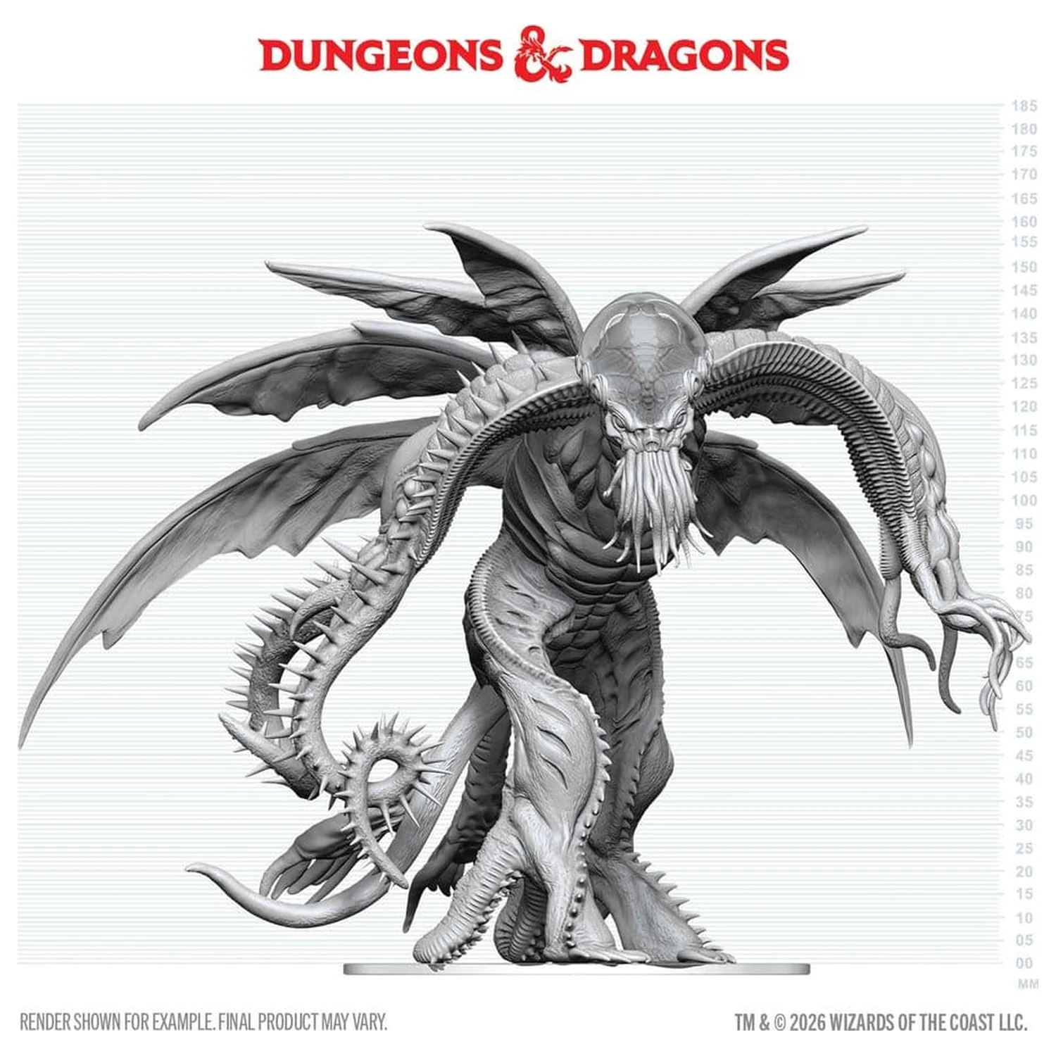 D&D Nolzur's Marvelous Miniatures unbemalte Miniatur Cthulhu 20 cm Produktfoto