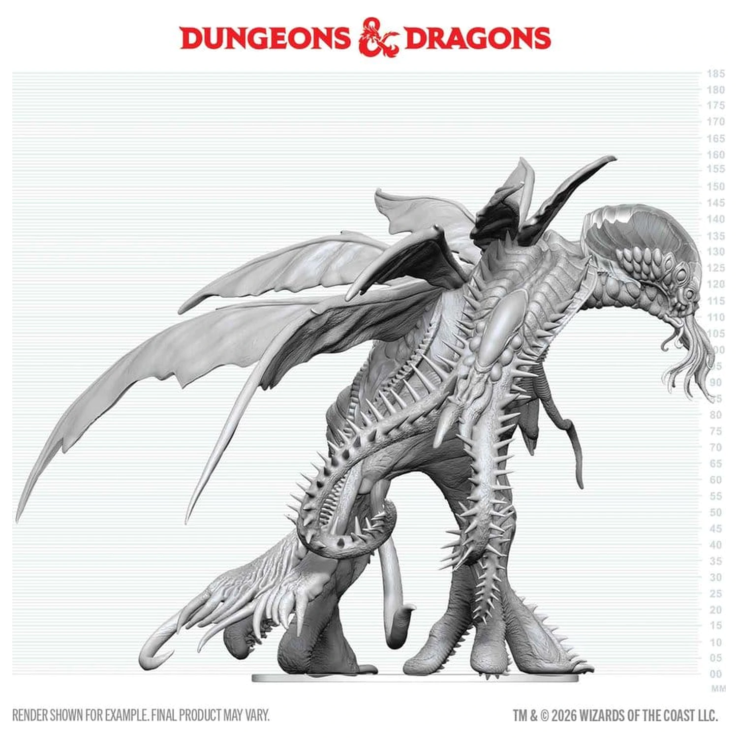 D&D Nolzur's Marvelous Miniatures unbemalte Miniatur Cthulhu 20 cm Produktfoto