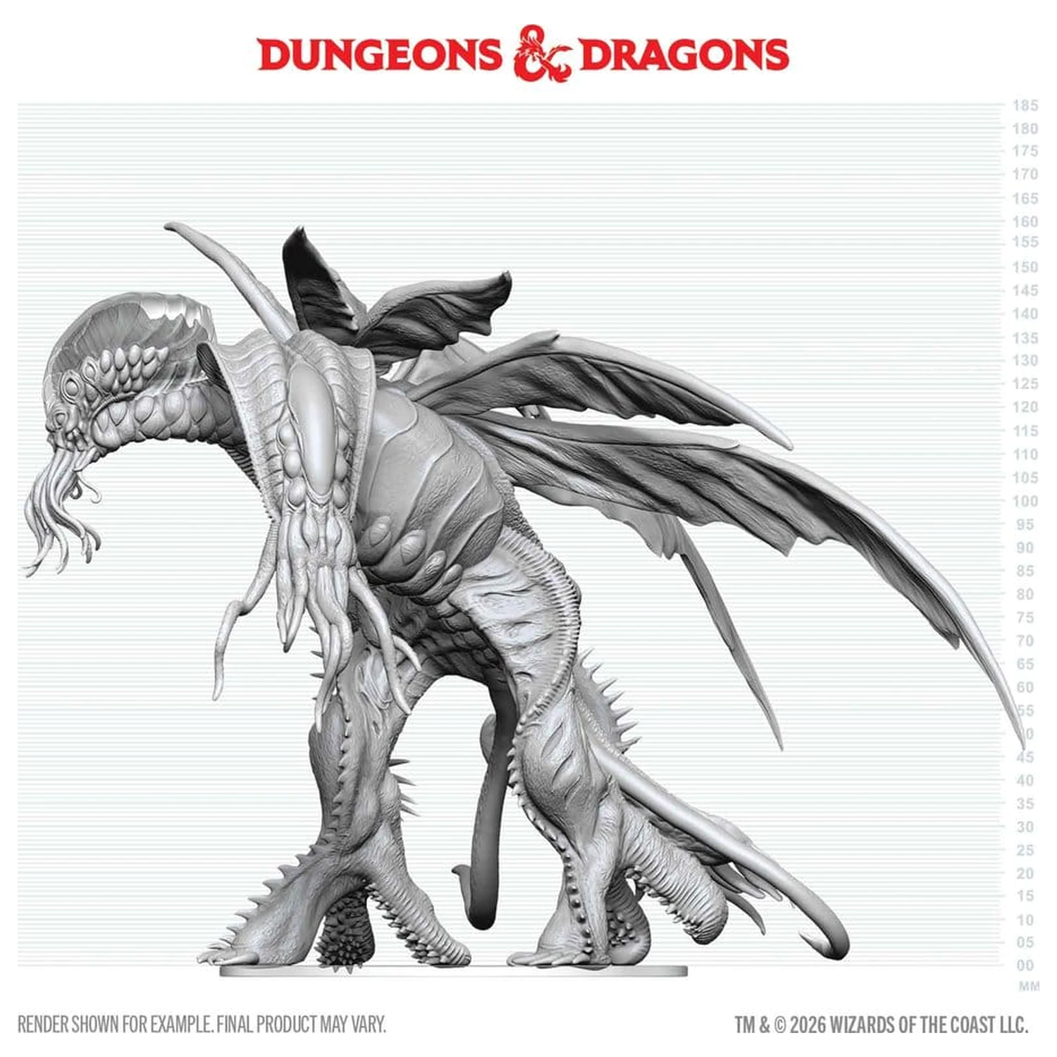D&D Nolzur's Marvelous Miniatures unbemalte Miniatur Cthulhu 20 cm Produktfoto