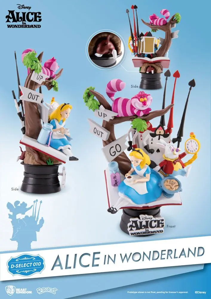 Alice im Wunderland D-Select PVC Diorama 15 cm termékfotó