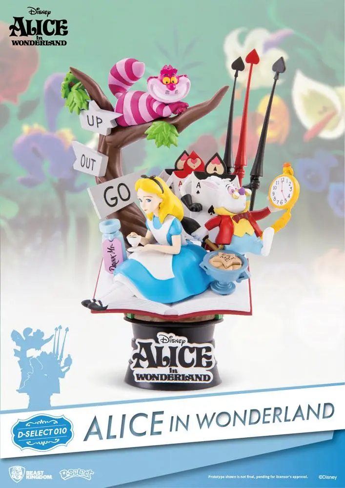 Alice im Wunderland D-Select PVC Diorama 15 cm termékfotó