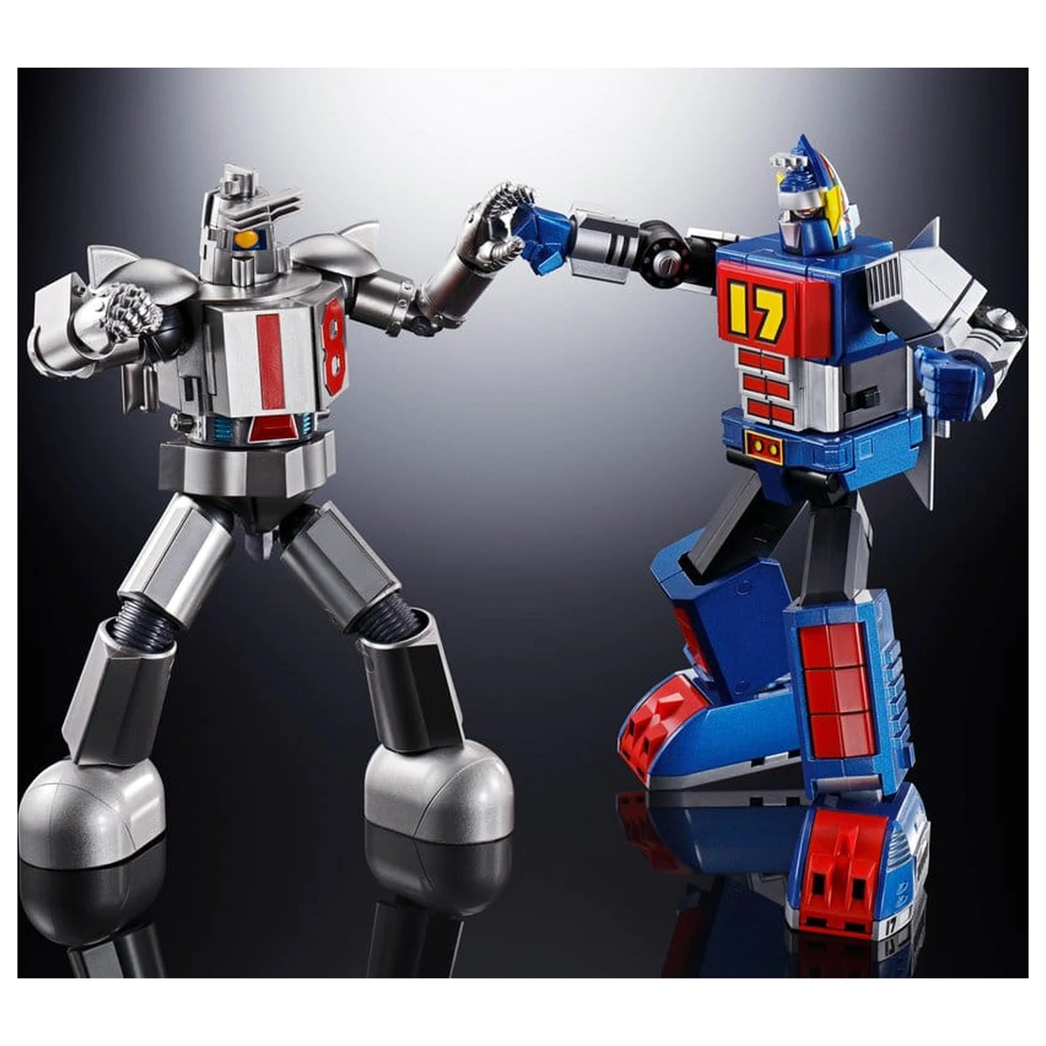 Daitetsujin 17 Soul of Chogokin Diecast Actionfigur GX-101S Daitetsujin 17 & 18 Graviton Box 18 cm Produktfoto