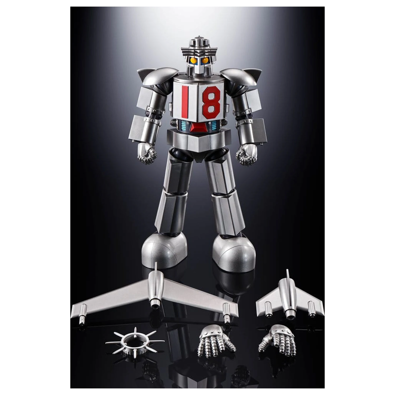 Daitetsujin 17 Soul of Chogokin Diecast Actionfigur GX-101S Daitetsujin 17 & 18 Graviton Box 18 cm Produktfoto