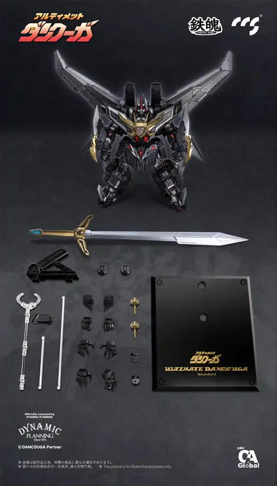 Dancouga Mortal Mind Series Actionfigur Ultimate Dancouga 26 cm Produktfoto
