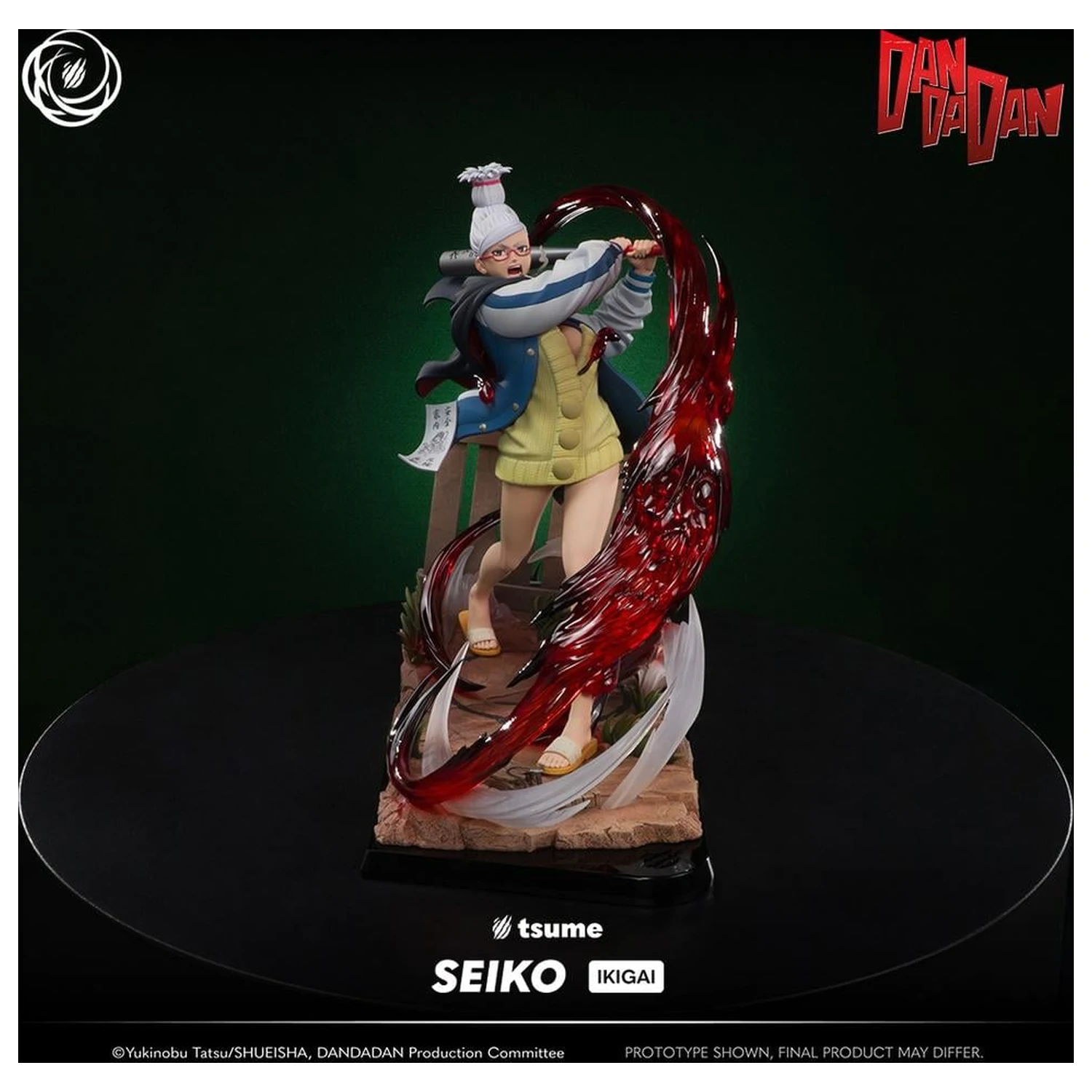 Dandadan Seiko Statue Ikigai 1/6 Von Tsume 34 Zentimeter Produktfoto