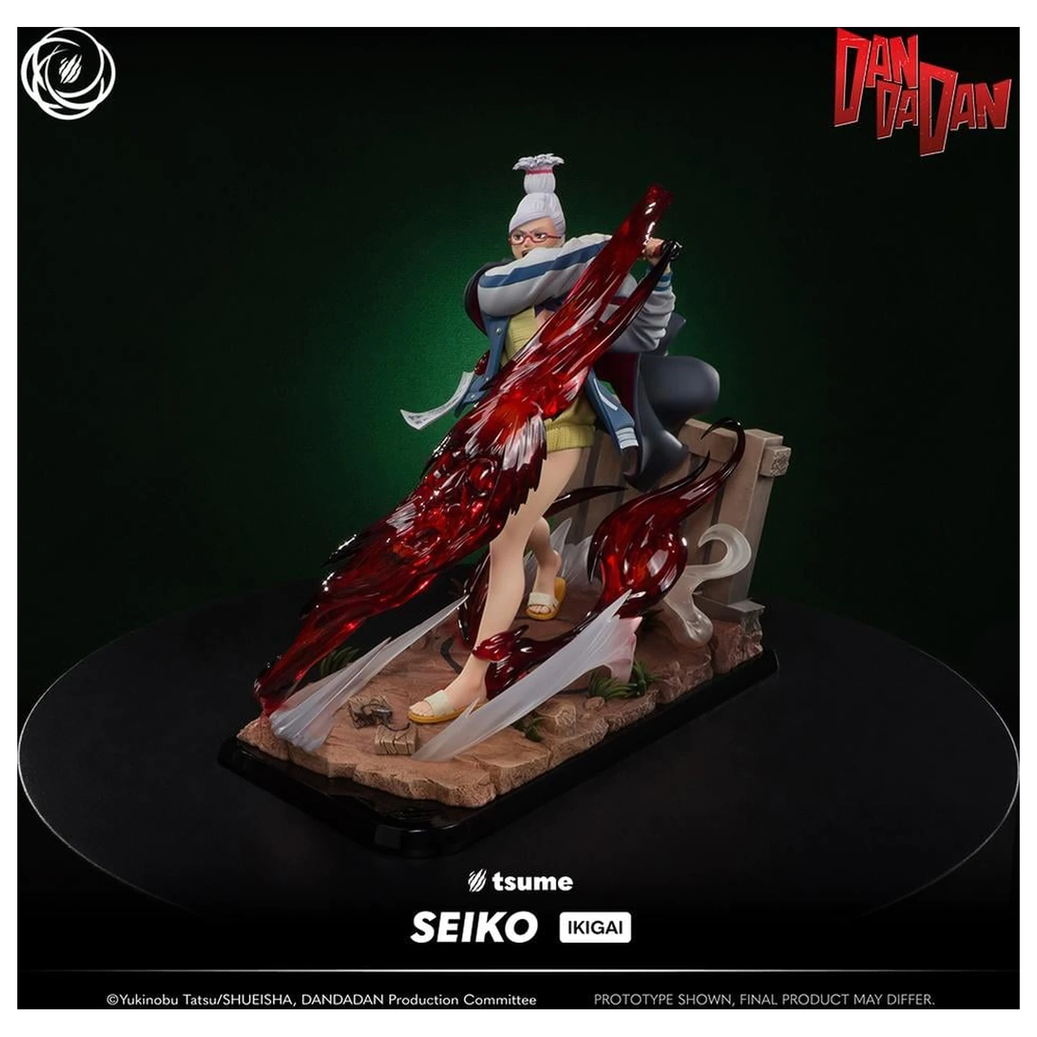 Dandadan Seiko Statue Ikigai 1/6 Von Tsume 34 Zentimeter Produktfoto
