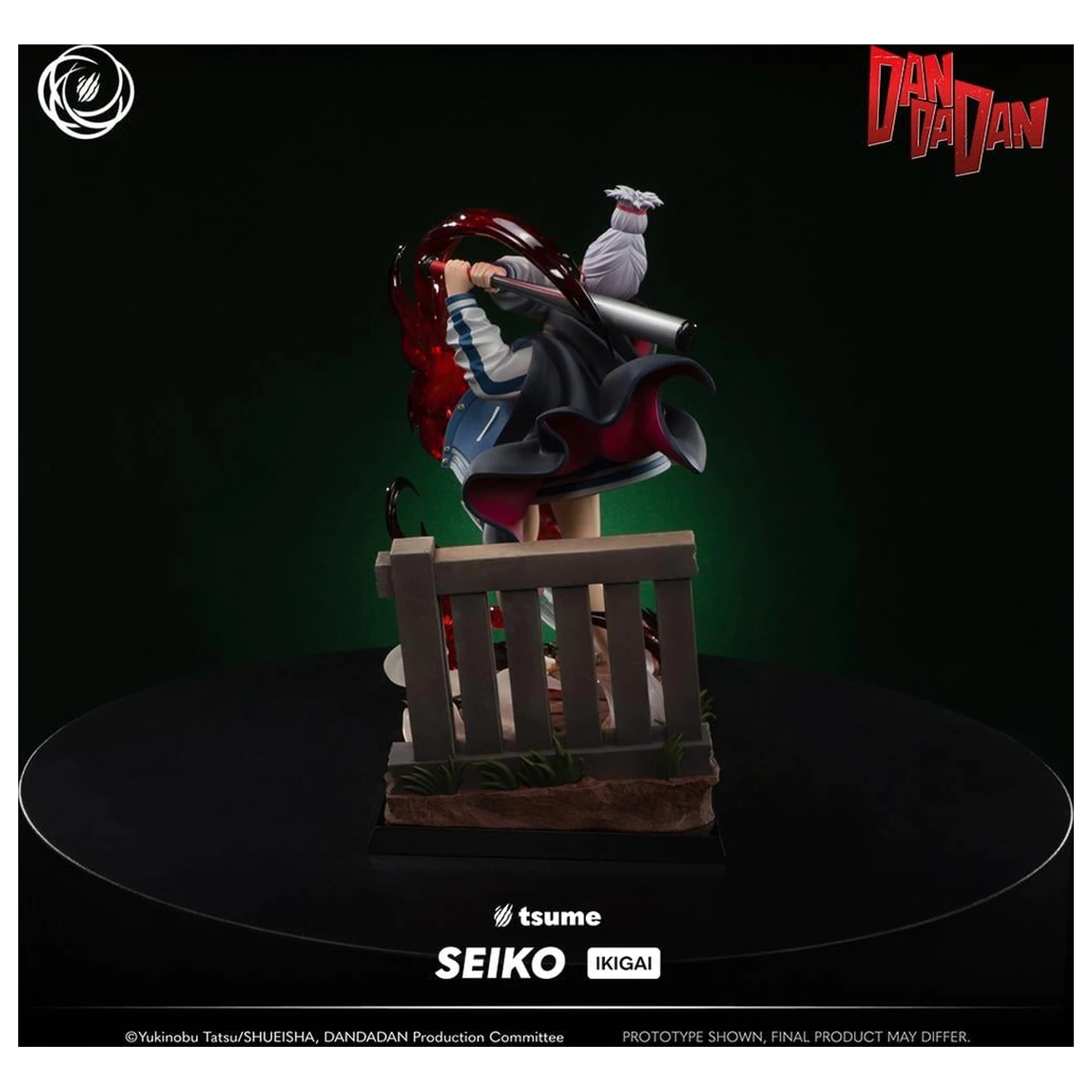 Dandadan Seiko Statue Ikigai 1/6 Von Tsume 34 Zentimeter Produktfoto