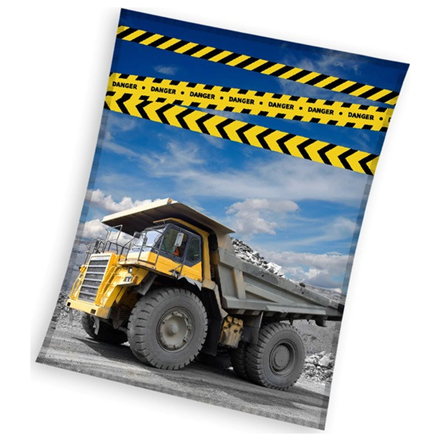 Danger Fleece Decke Produktfoto