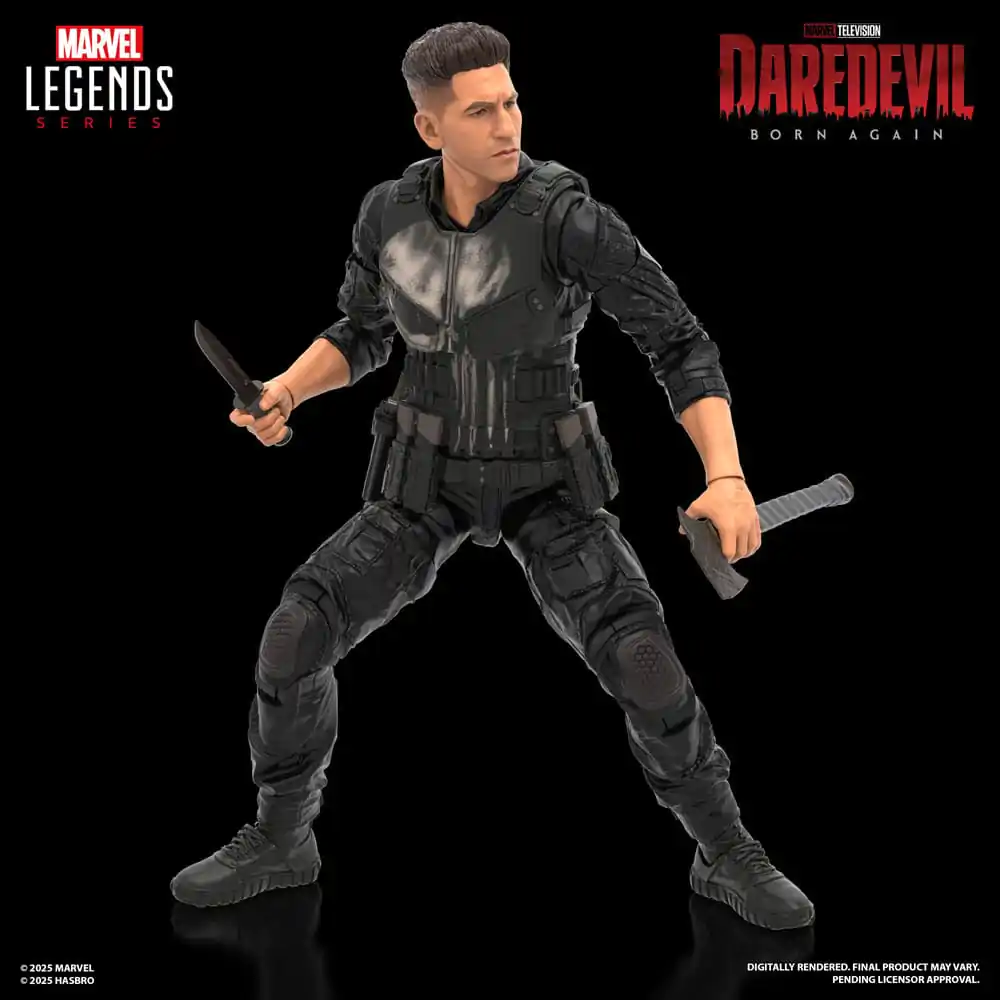 Daredevil: Born Again Marvel Legends Actionfigur Punisher 15 cm Produktfoto