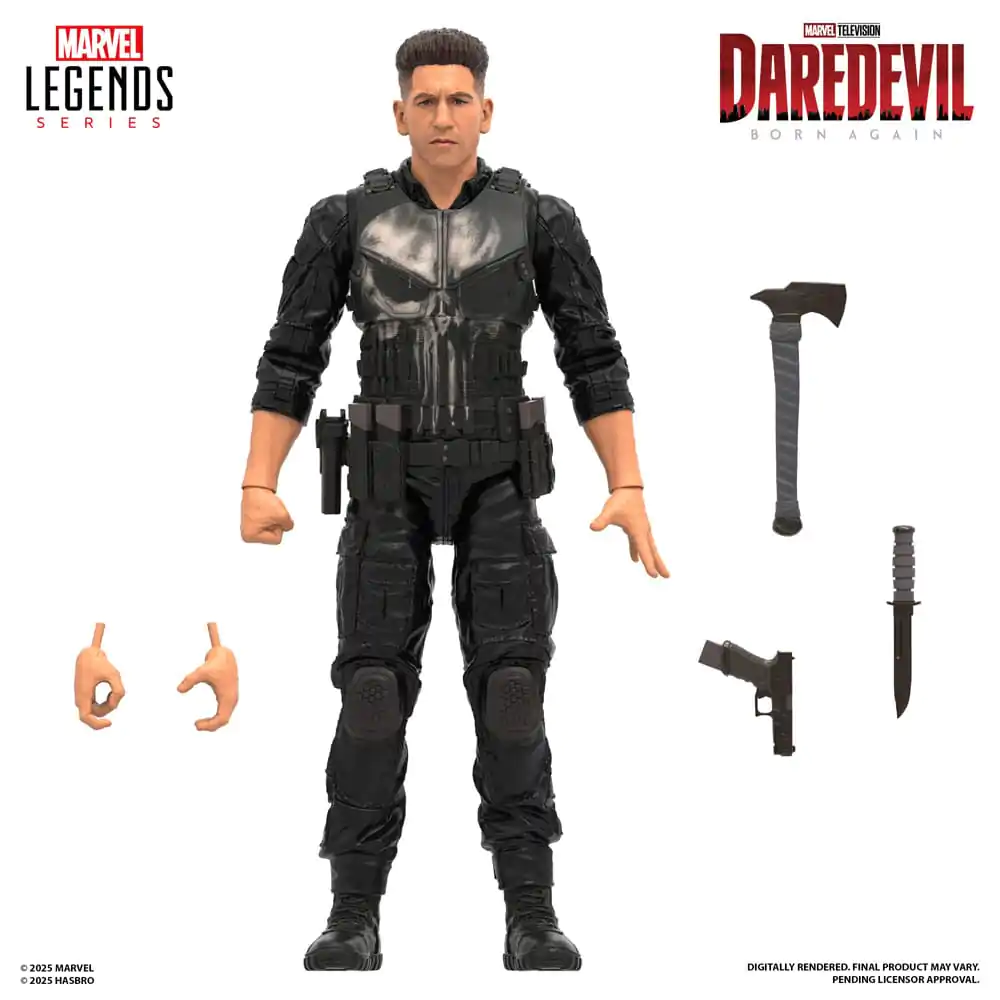 Daredevil: Born Again Marvel Legends Actionfigur Punisher 15 cm Produktfoto