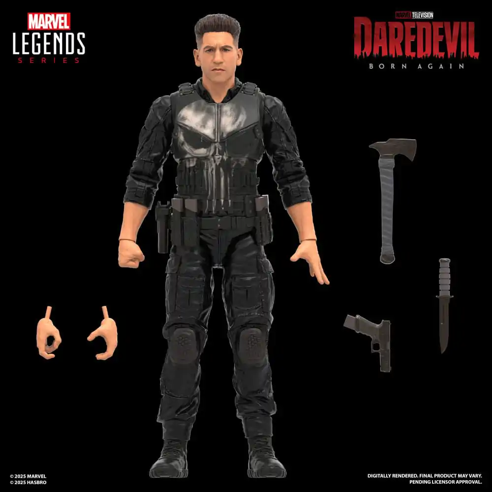 Daredevil: Born Again Marvel Legends Actionfigur Punisher 15 cm Produktfoto