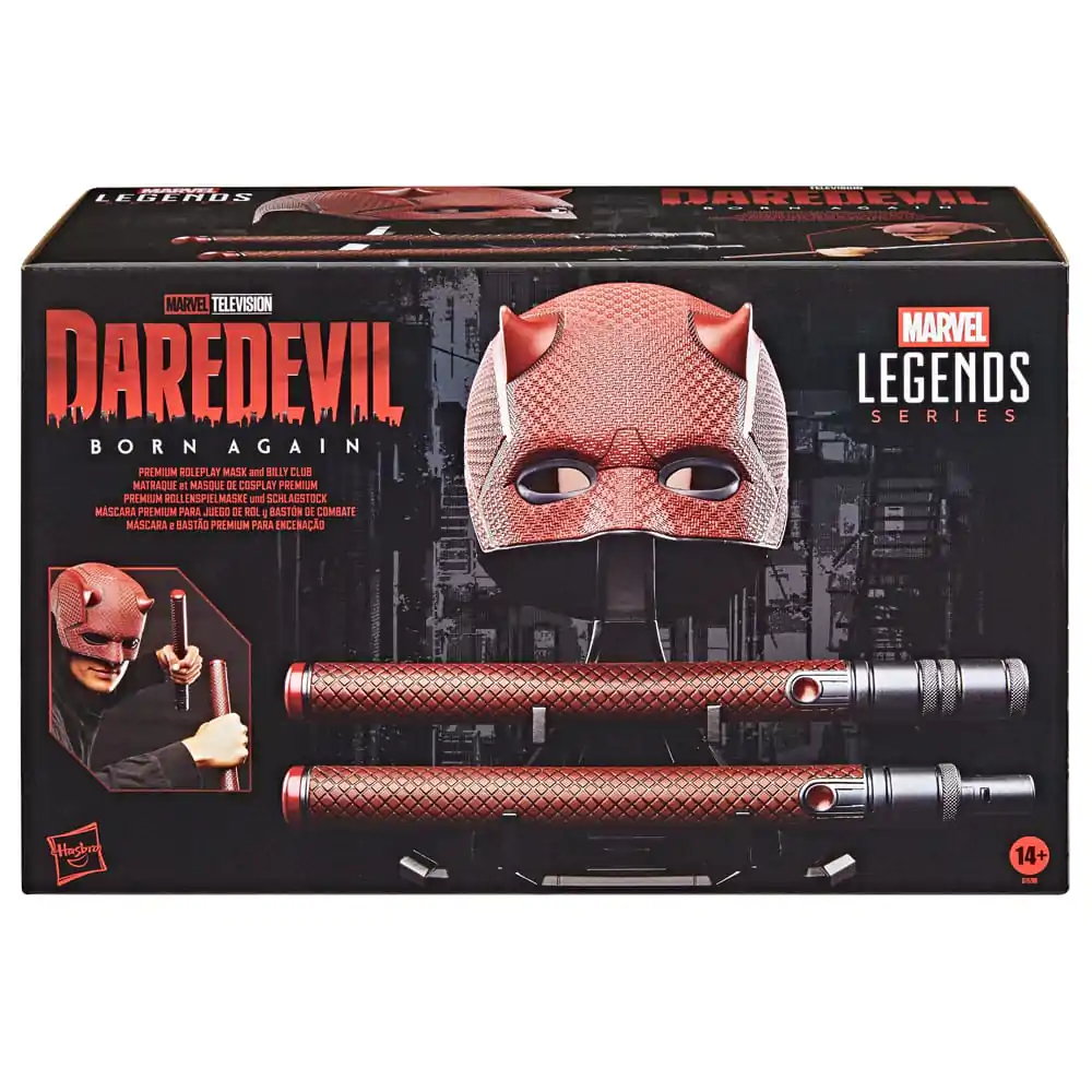Daredevil: Born Again Premium Rollenspielmaske und Schlagstock Produktfoto
