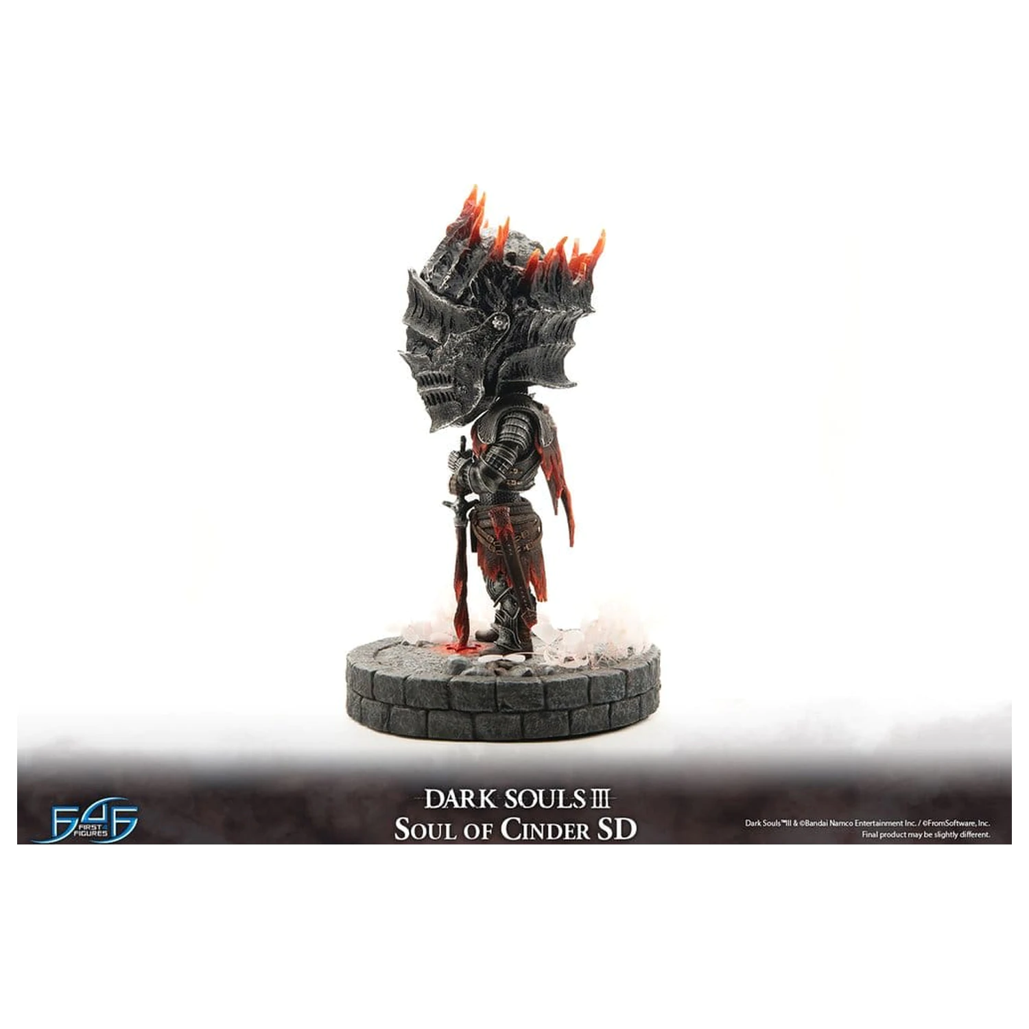 Dark Souls III Harz Statue Soul of Cinder SD 22 cm Produktfoto