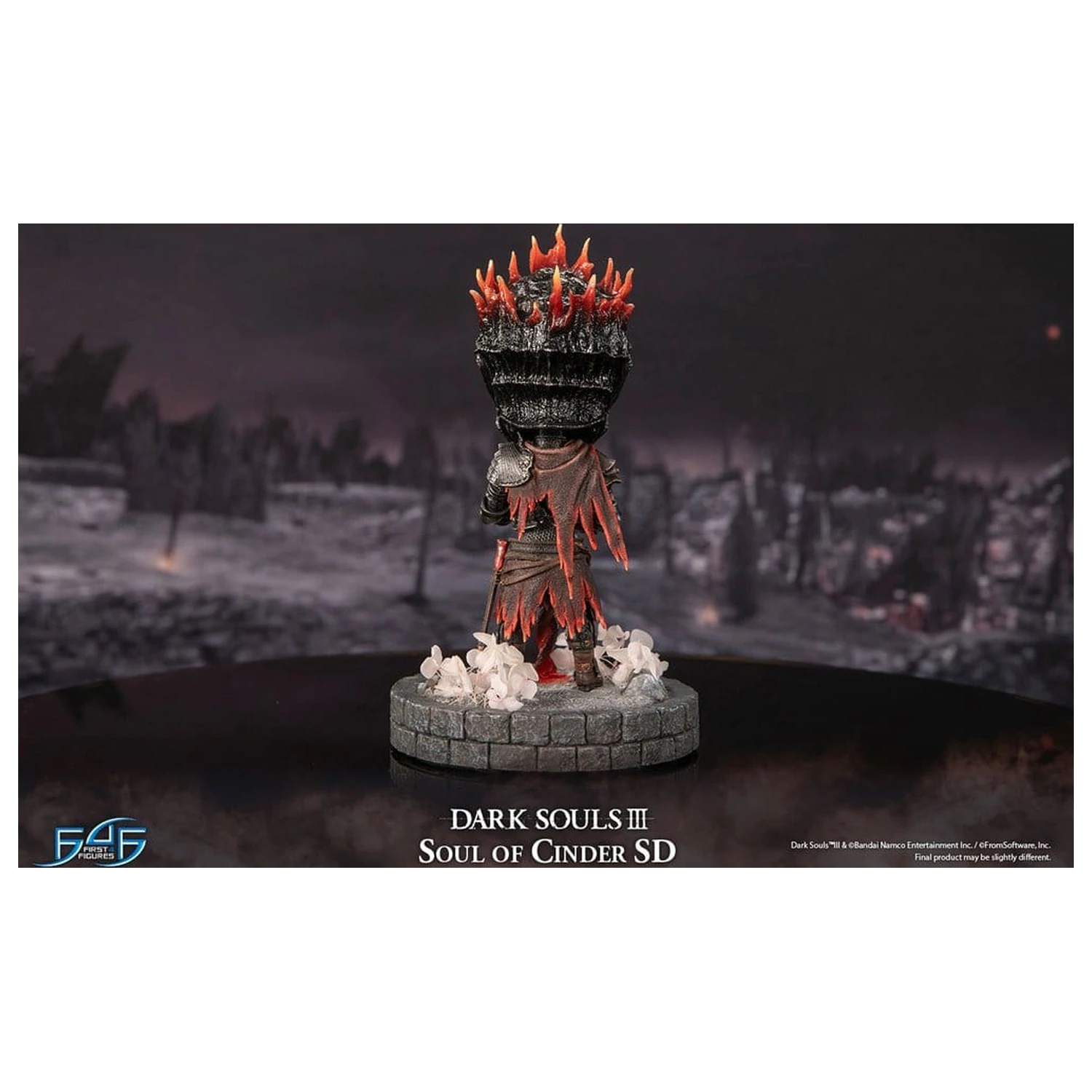 Dark Souls III Harz Statue Soul of Cinder SD 22 cm Produktfoto