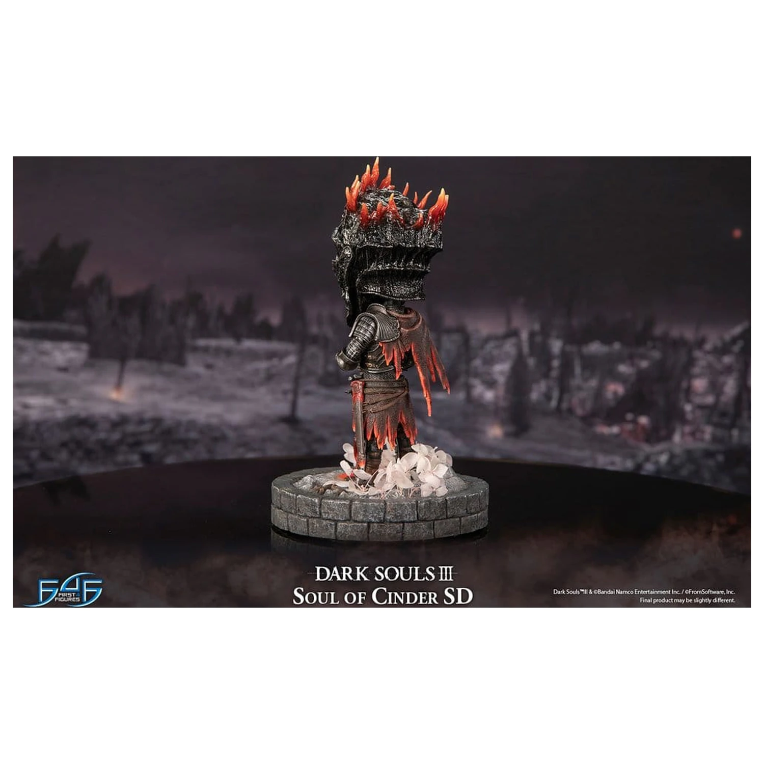 Dark Souls III Harz Statue Soul of Cinder SD 22 cm Produktfoto