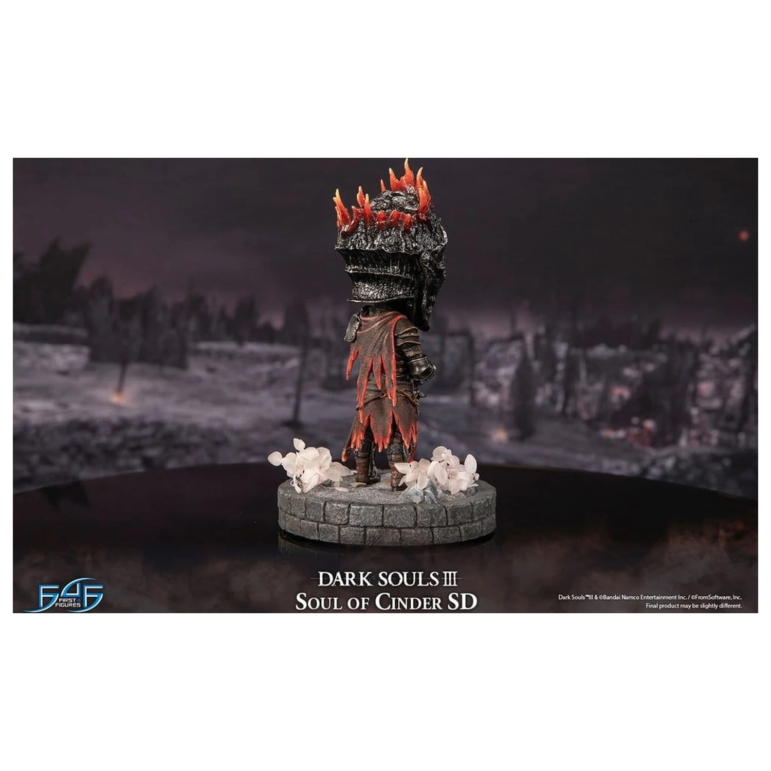 Dark Souls III Harz Statue Soul of Cinder SD 22 cm Produktfoto