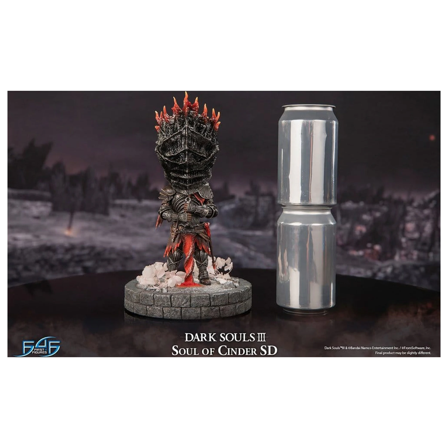 Dark Souls III Harz Statue Soul of Cinder SD 22 cm Produktfoto