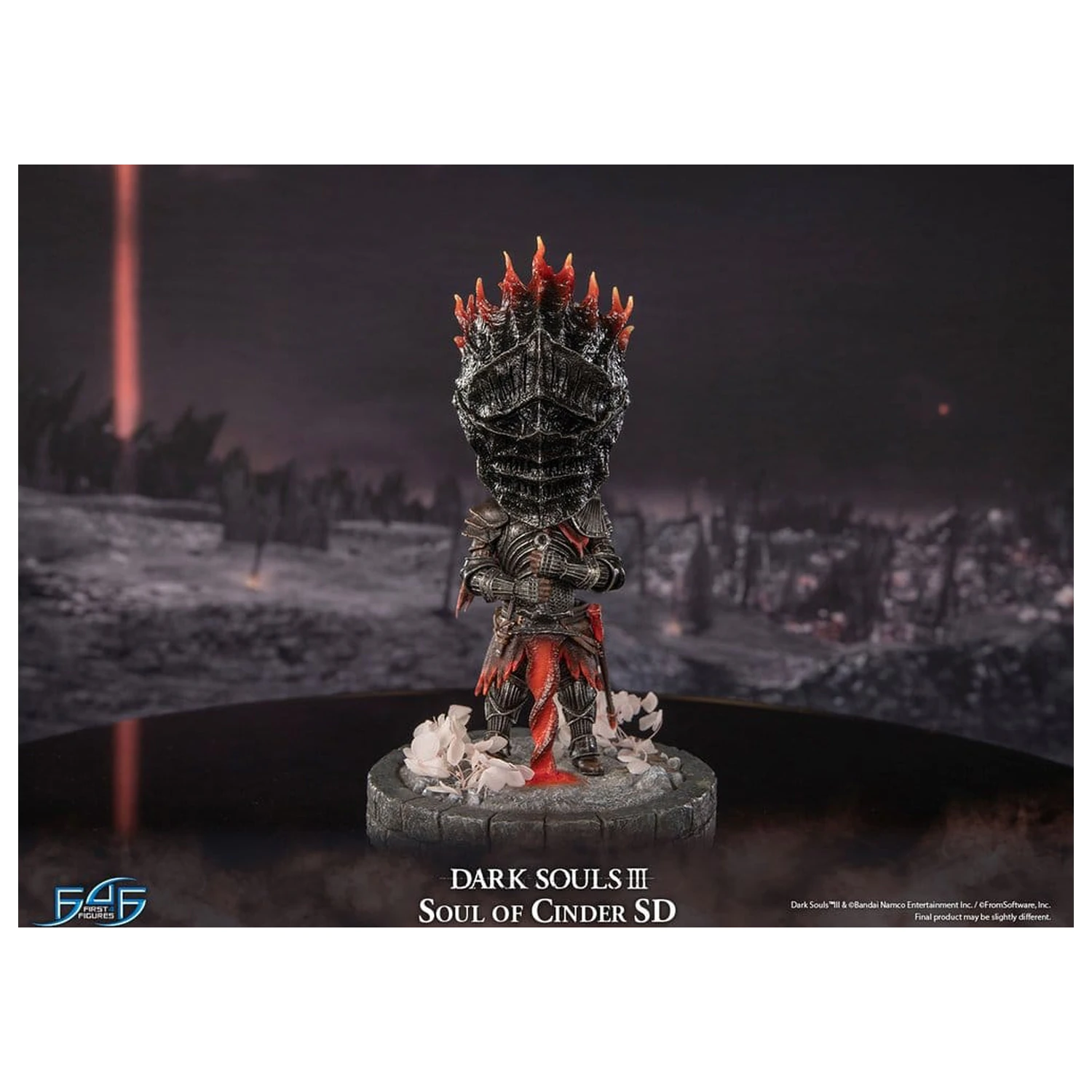 Dark Souls III Harz Statue Soul of Cinder SD 22 cm Produktfoto