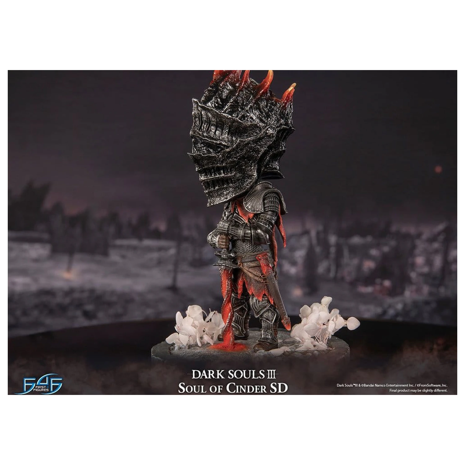 Dark Souls III Harz Statue Soul of Cinder SD 22 cm Produktfoto