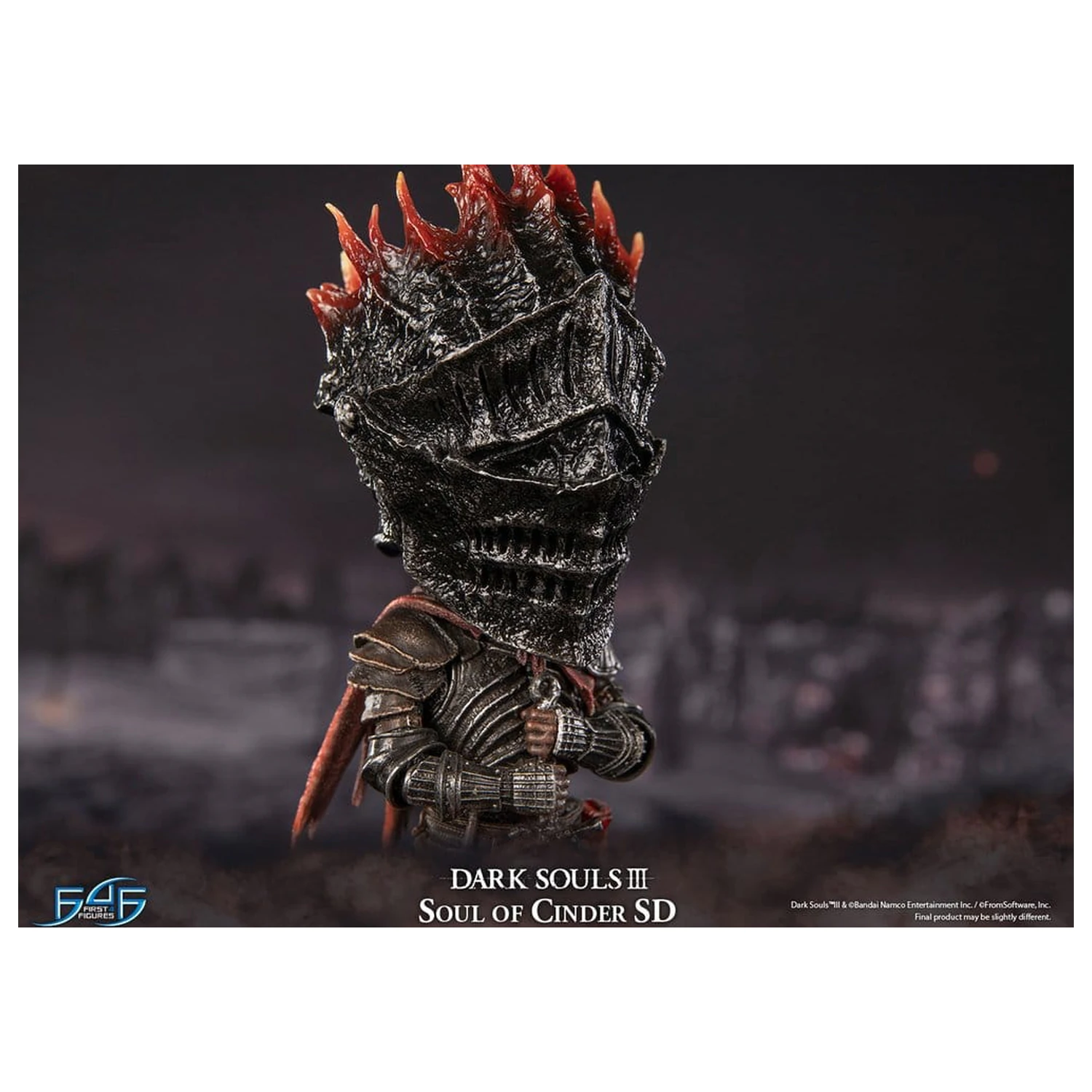 Dark Souls III Harz Statue Soul of Cinder SD 22 cm Produktfoto