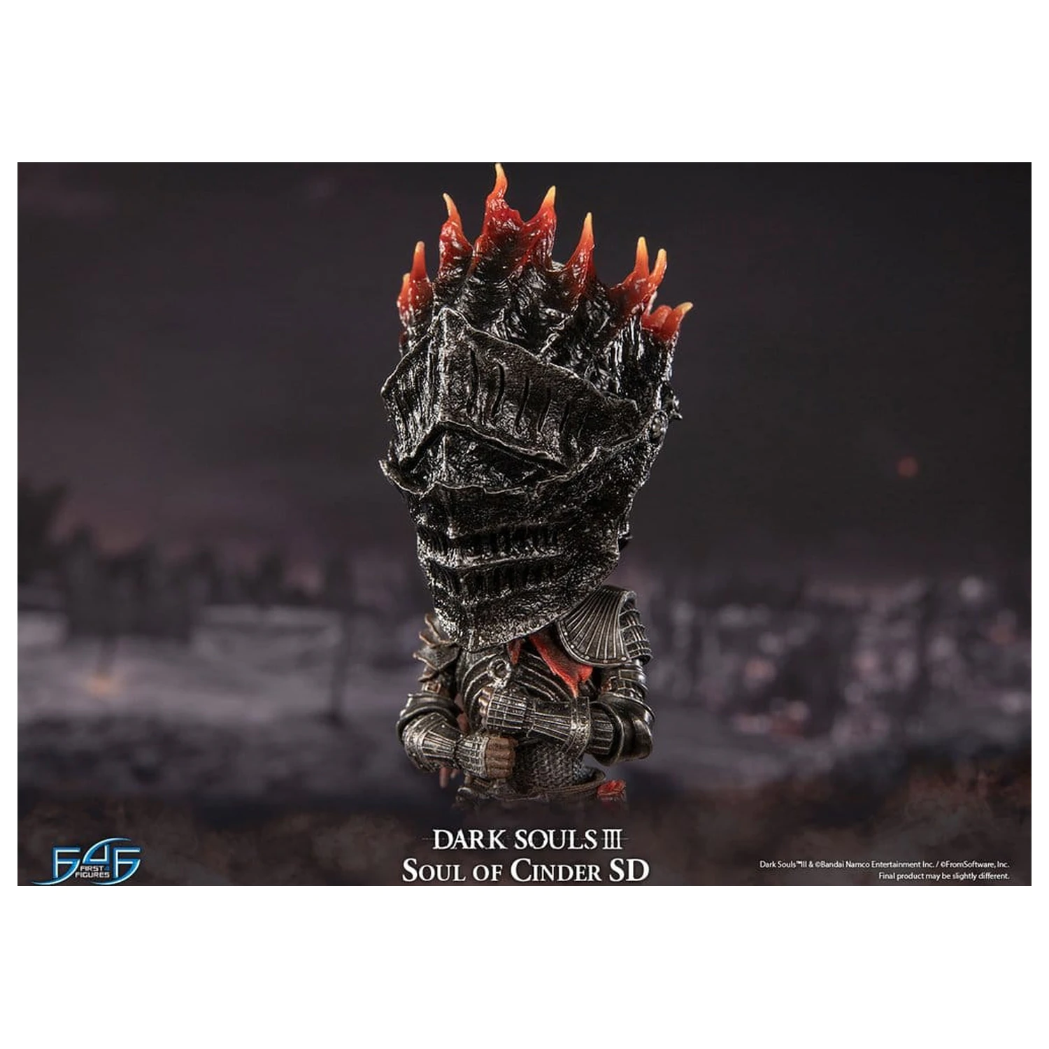 Dark Souls III Harz Statue Soul of Cinder SD 22 cm Produktfoto