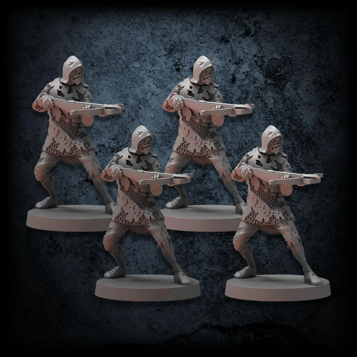 Dark Souls Brettspiel Miniatures Hollow Crossbowmen Produktfoto