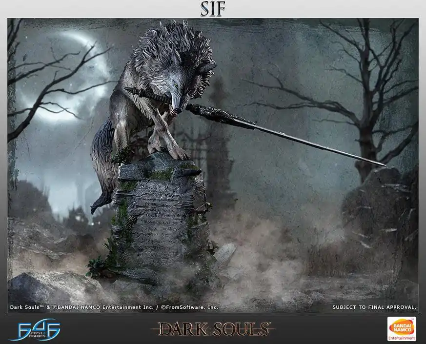 Dark Souls Statue Großer Grauer Wolf Sif 64 cm termékfotó