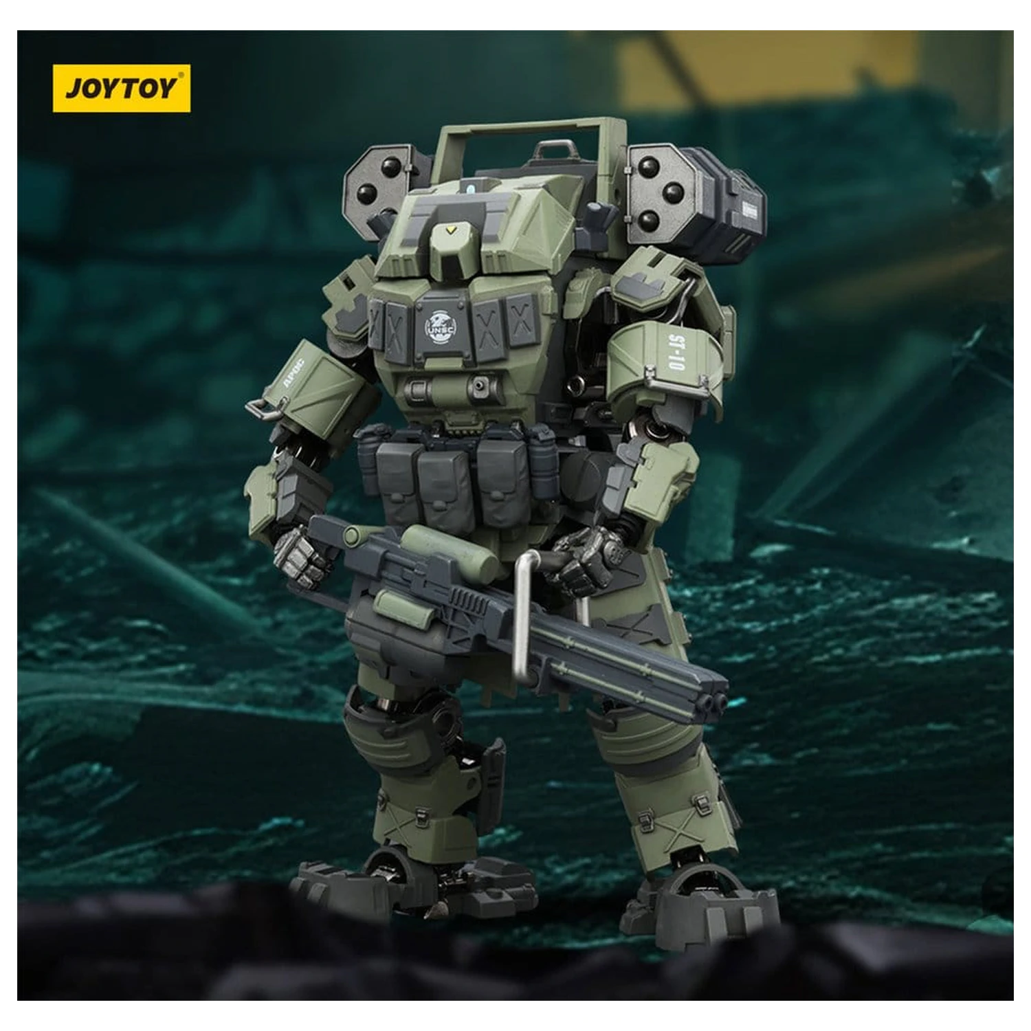 Dark Source Actionfigur 1/25 APOC Series Storm Surge Heavy Fire Assault Mech ST-8616 14 cm Produktfoto