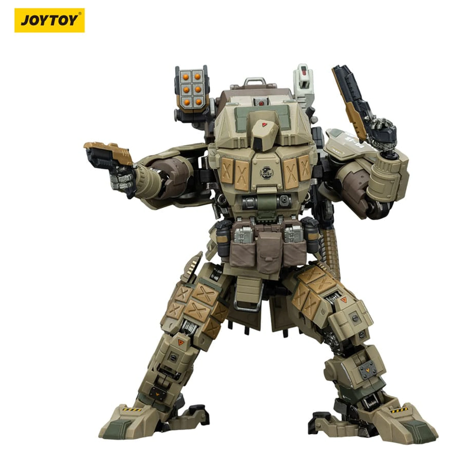 Dark Source Action Figur APOC Series Iron Vanguard Heavy Assault Mech 16 cm Produktfoto