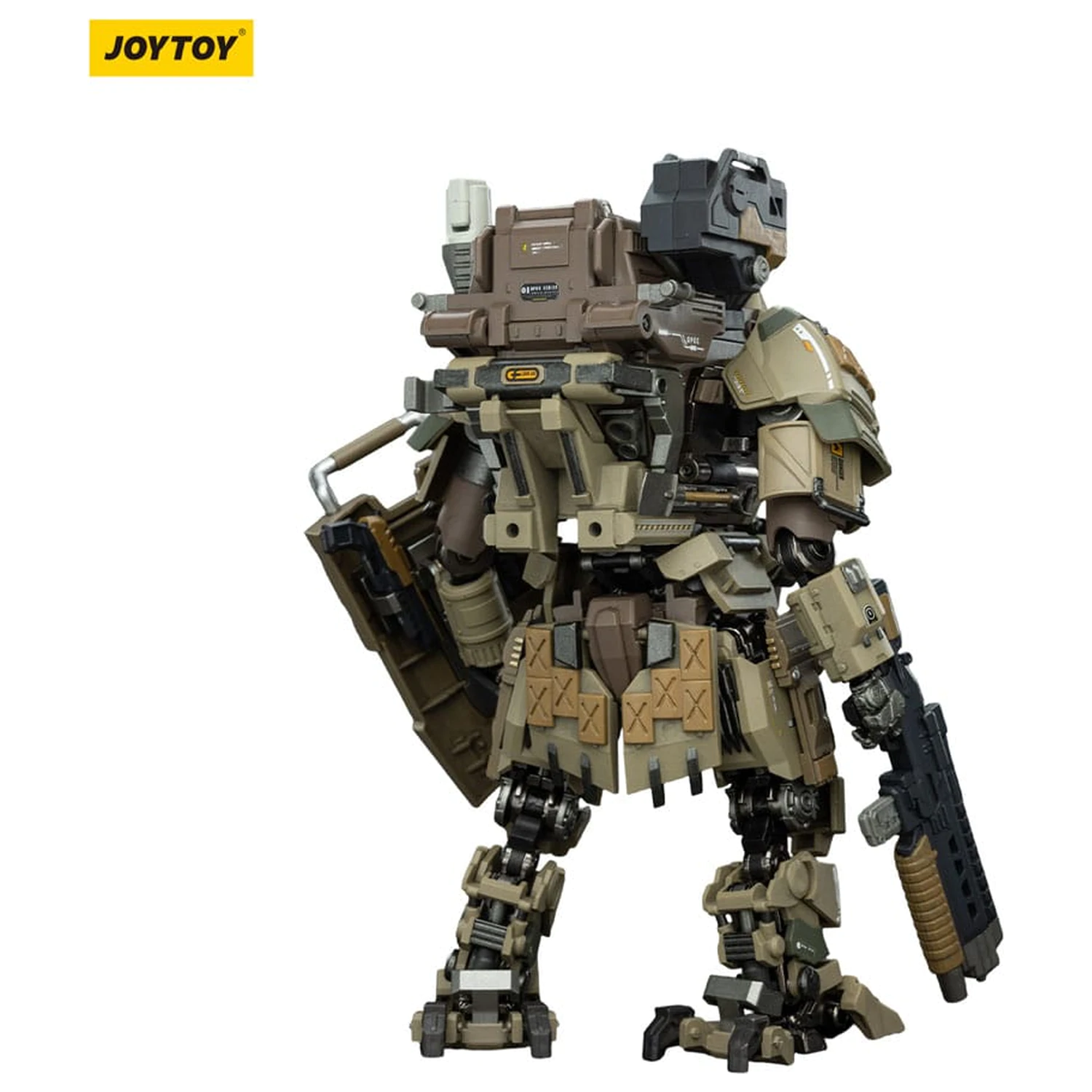 Dark Source Action Figur APOC Series Iron Vanguard Heavy Assault Mech 16 cm Produktfoto