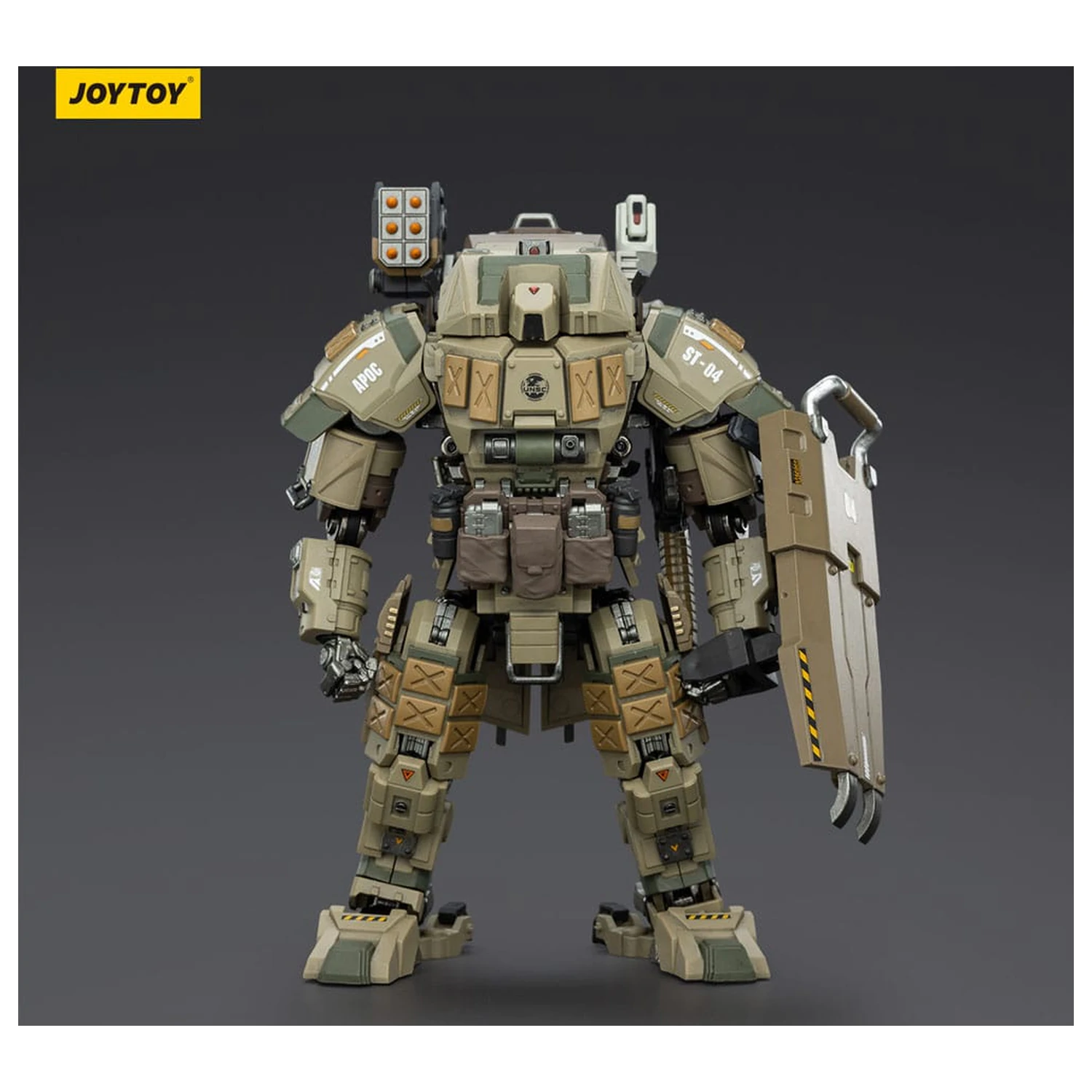 Dark Source Action Figur APOC Series Iron Vanguard Heavy Assault Mech 16 cm Produktfoto