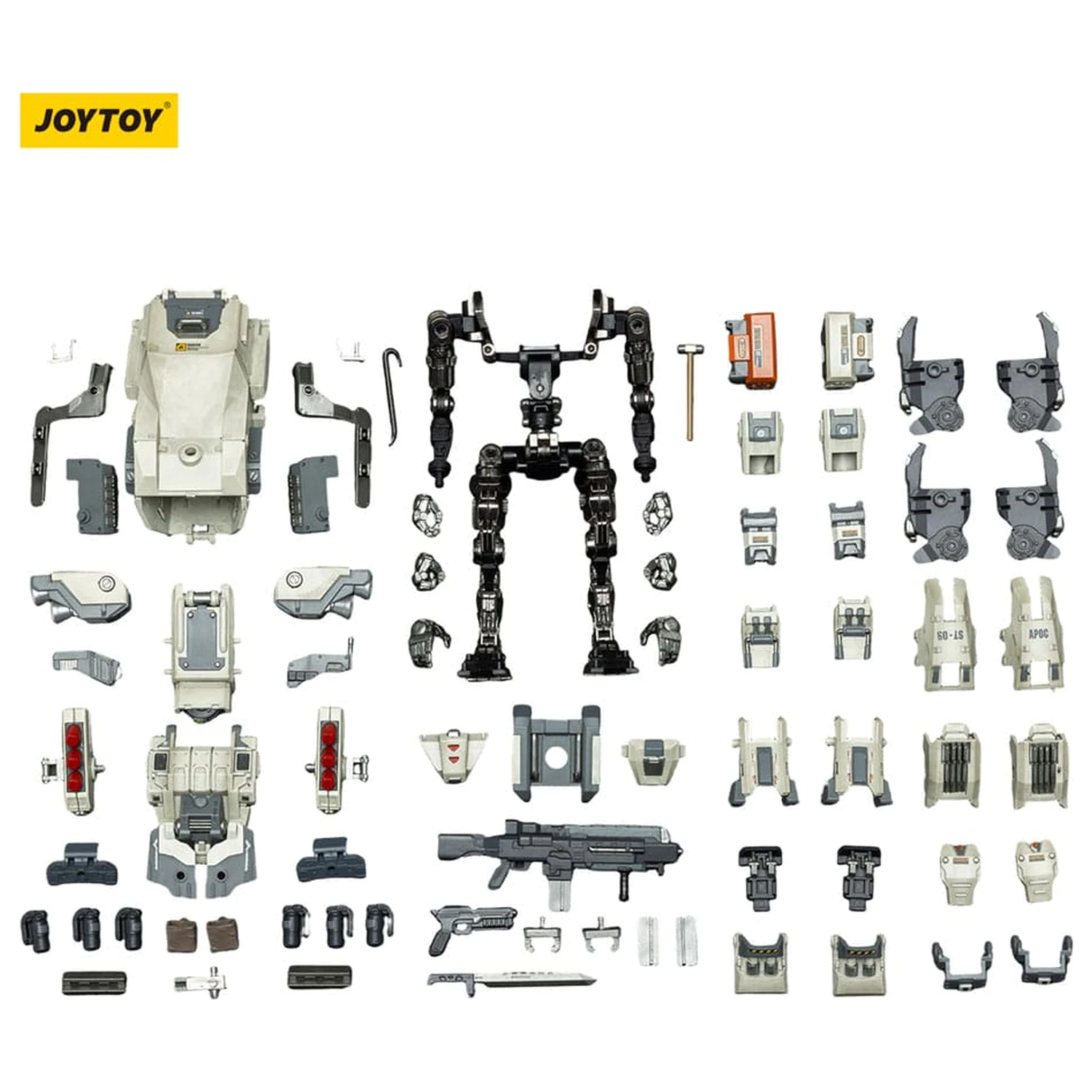 Dark Source Actionfigur APOC Series Bedrock Albus Standard Combat Type Mech 16 cm Produktfoto