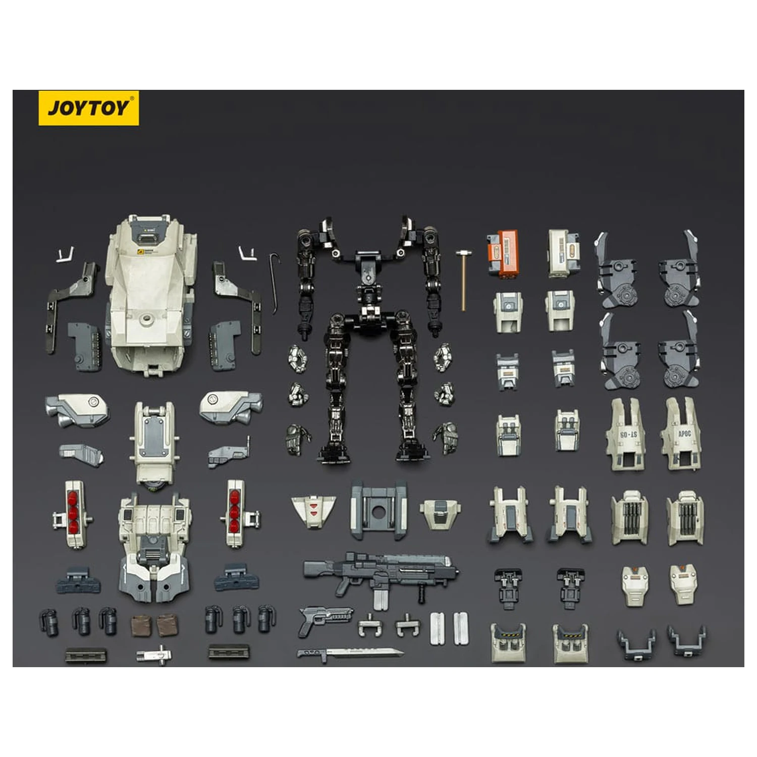 Dark Source Actionfigur APOC Series Bedrock Albus Standard Combat Type Mech 16 cm Produktfoto