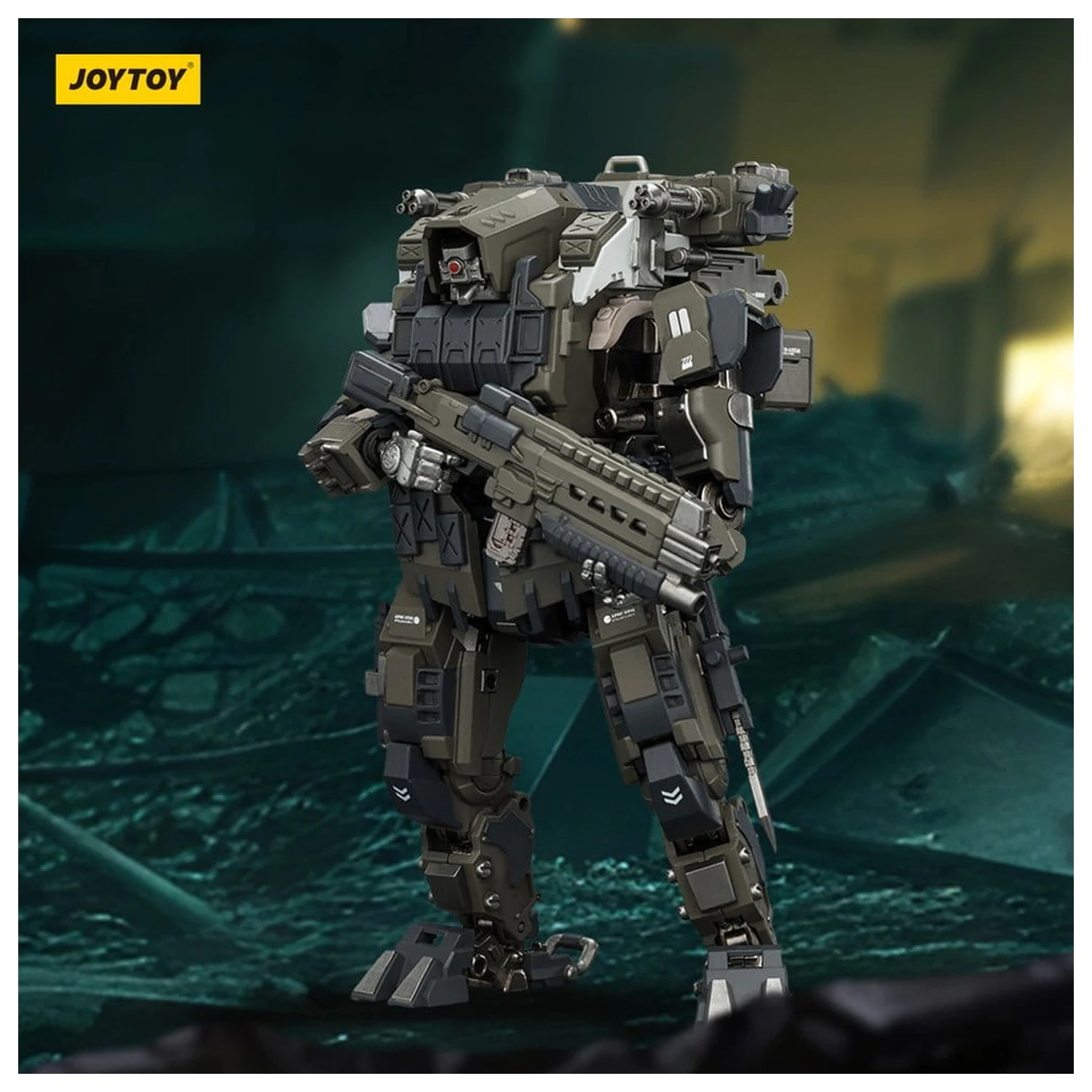 Dark Source Action Figur APOC Series Razor Stealth/Night Ops Mech 17 cm Produktfoto
