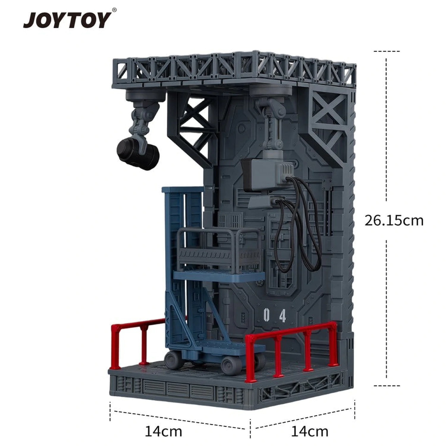Dark Source Hangar-Stil Basis Diorama Display Vitrine-04 Produktfoto