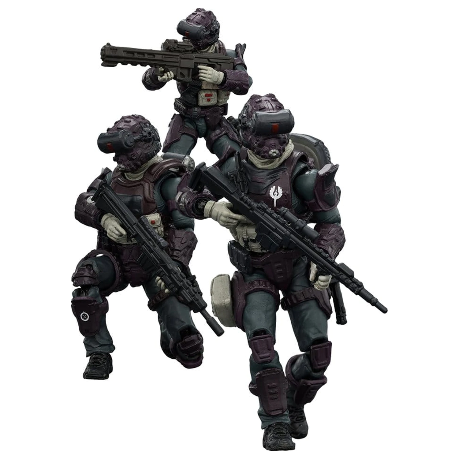 Dark Source Steel Ride Actionfigur Pack Prism Squad 8 cm Produktfoto