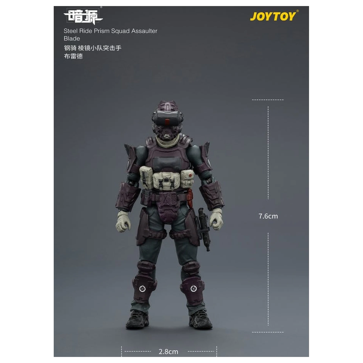 Dark Source Steel Ride Actionfigur Pack Prism Squad 8 cm Produktfoto