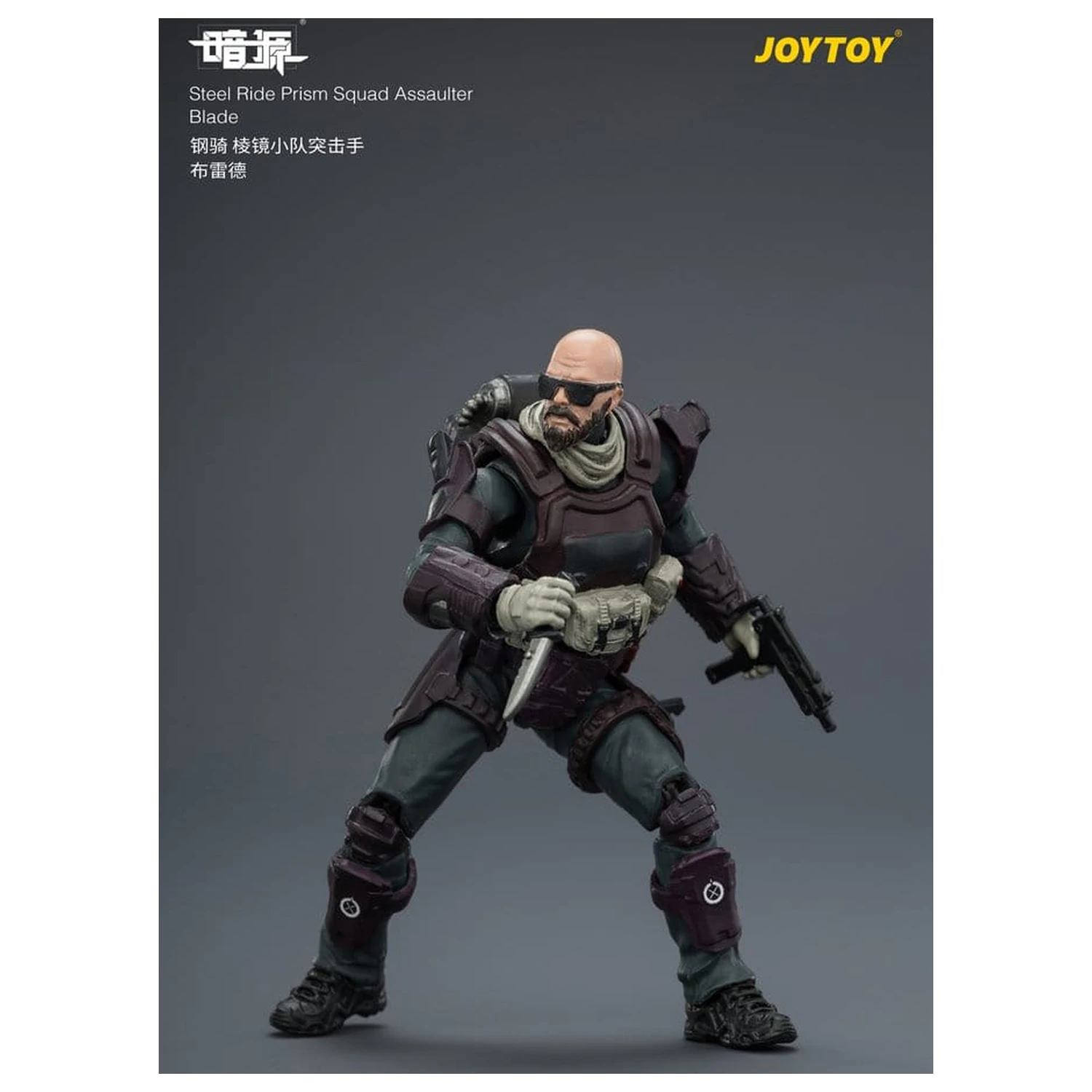 Dark Source Steel Ride Actionfigur Pack Prism Squad 8 cm Produktfoto