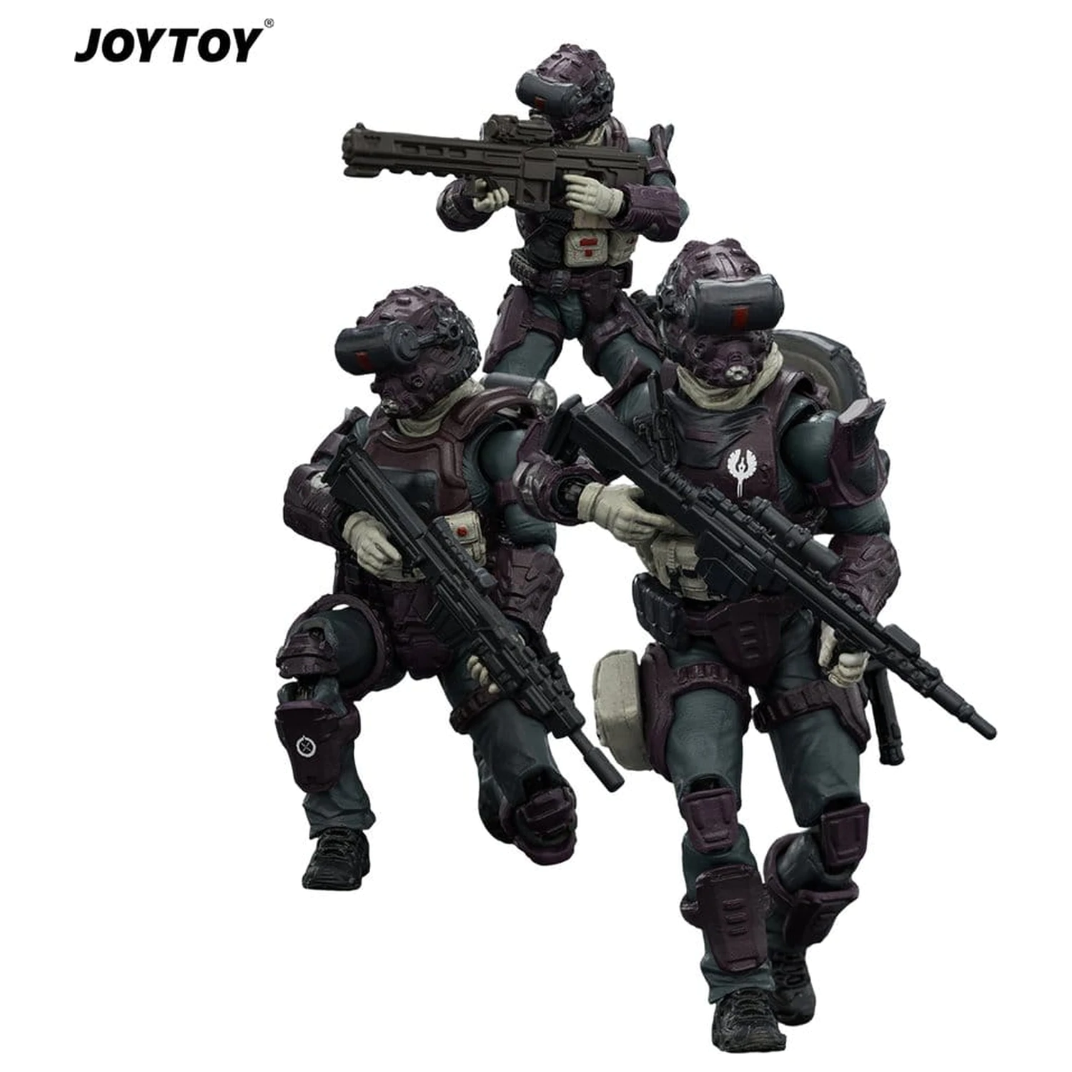 Dark Source Steel Ride Actionfigur Pack Prism Squad 8 cm Produktfoto