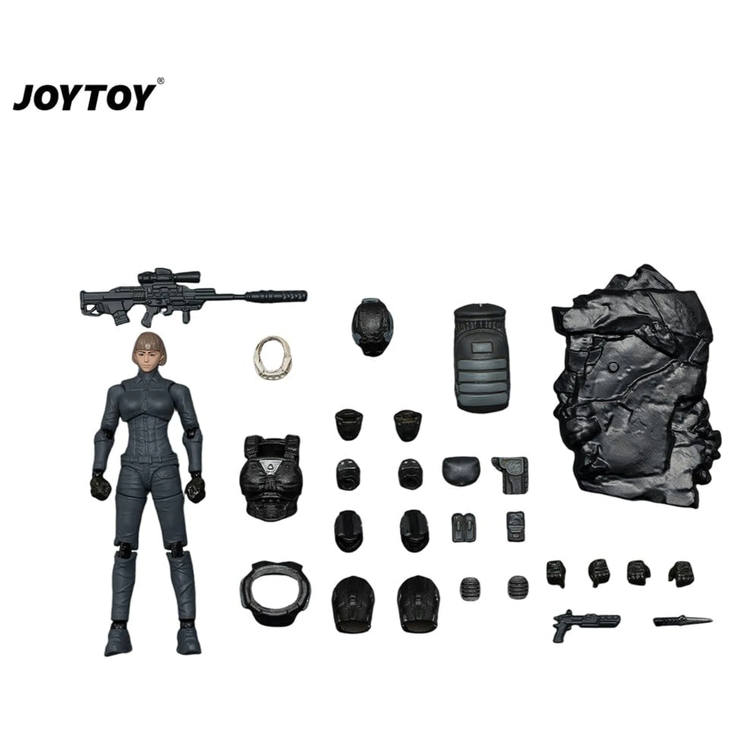 Dark Source Steel Ride Corps Actionfigur Sniper Cinder 8 cm Produktfoto
