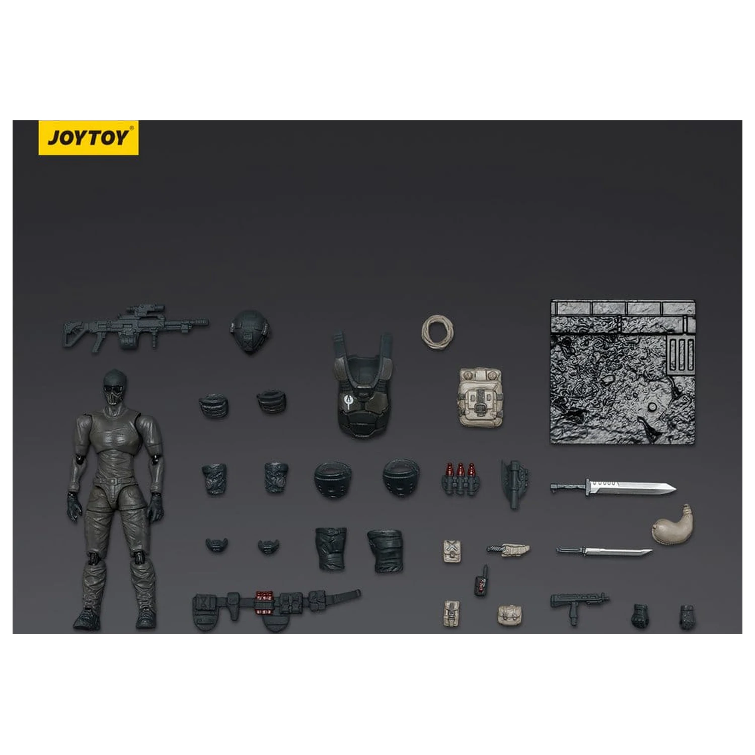 Dark Source Action Figur Steel Ride Corps Assaulter Echo 8 cm Produktfoto