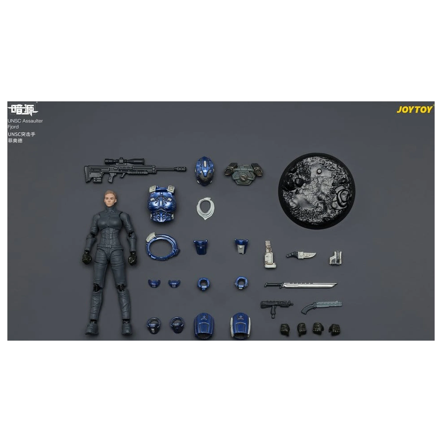 Dark Source UNSC Action Figur Assaulter Fjord 8 cm Produktfoto