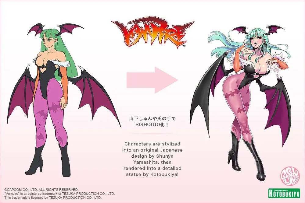 Darkstalkers Bishoujo PVC Statue 1/7 Morrigan 23 cm Produktfoto