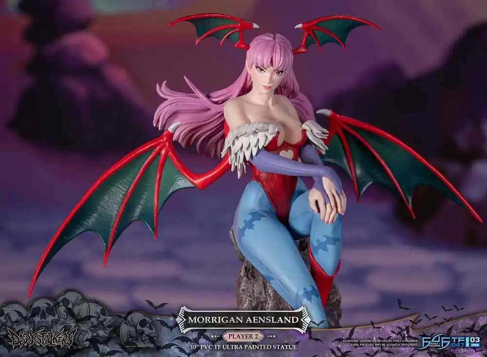 Darkstalkers PVC Statue Morrigan Aensland Player 2 Variant 25 cm Produktfoto