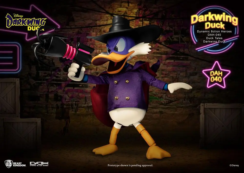 Darkwing Duck Dynamic 8ction Heroes Actionfigur 1/9 Darkwing Duck 16 cm termékfotó