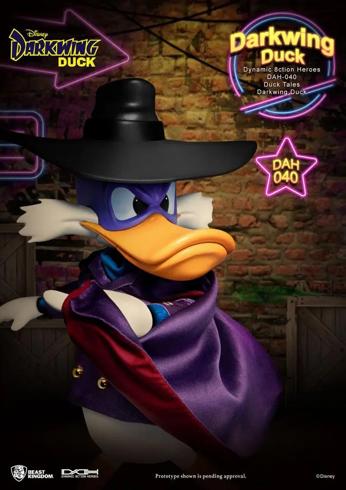 Darkwing Duck Dynamic 8ction Heroes Actionfigur 1/9 Darkwing Duck 16 cm termékfotó