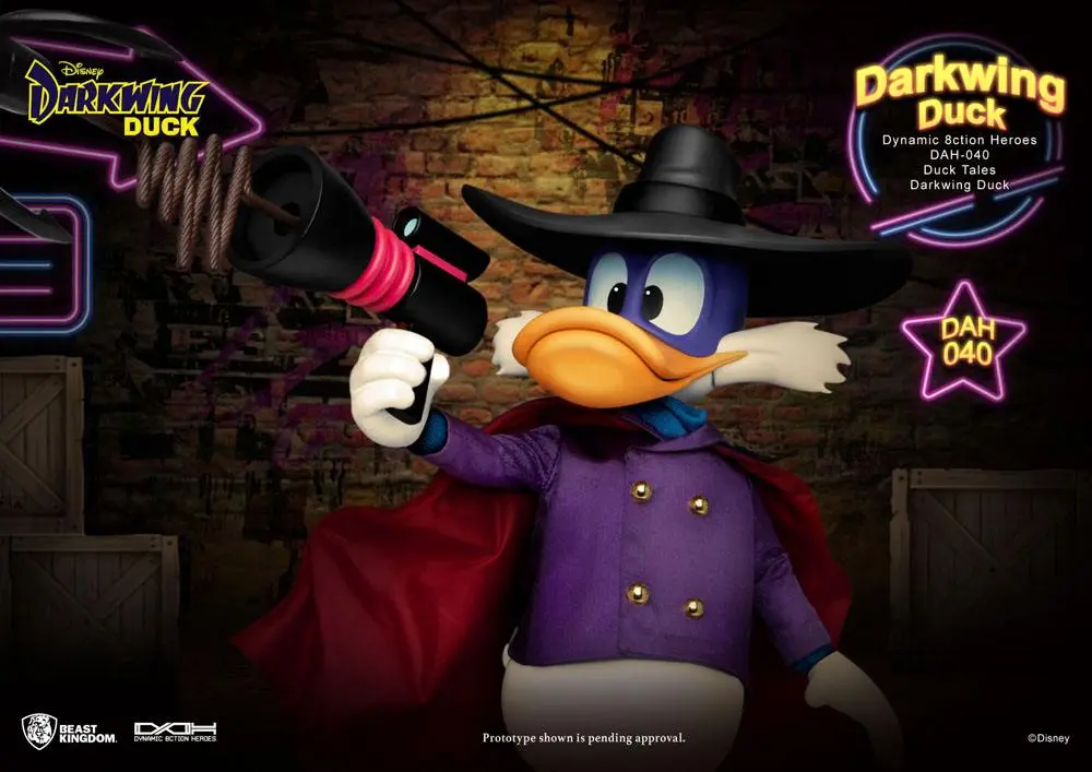 Darkwing Duck Dynamic 8ction Heroes Actionfigur 1/9 Darkwing Duck 16 cm Produktfoto