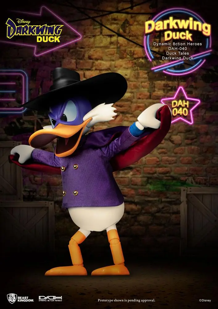 Darkwing Duck Dynamic 8ction Heroes Actionfigur 1/9 Darkwing Duck 16 cm termékfotó