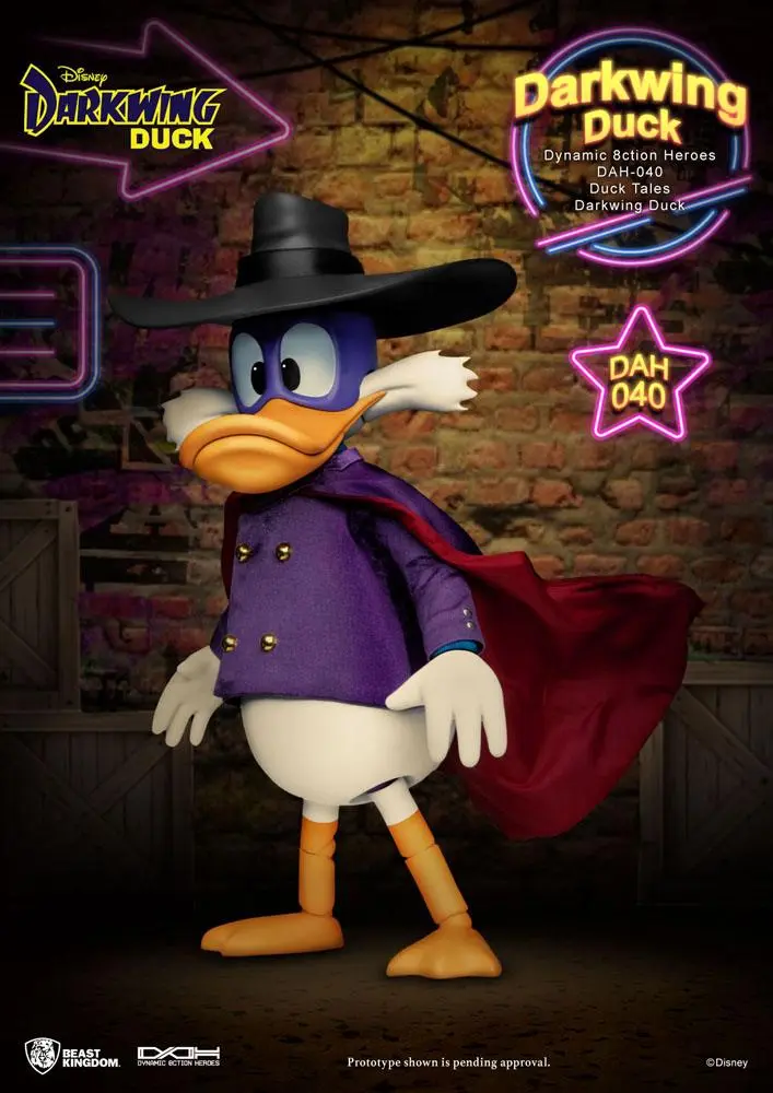 Darkwing Duck Dynamic 8ction Heroes Actionfigur 1/9 Darkwing Duck 16 cm termékfotó